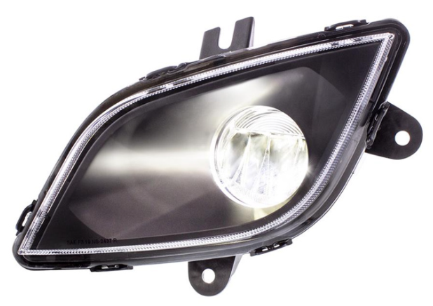 Freightliner LH LED Black Fog Lamp 564.46077L