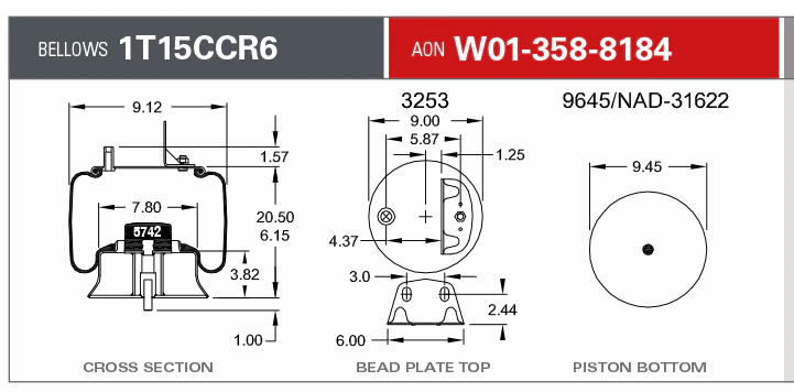 8184 Air Bag 566.ER8184