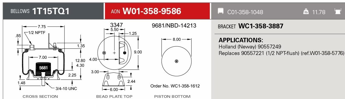 9586 Air Bag 566.ER9586