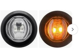 Clear Lens 3/4 LED Light Amber 571.LD33PCA1