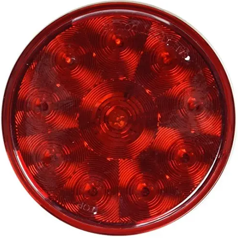 4" Round Red LED STT Lamp 571.LD40R10