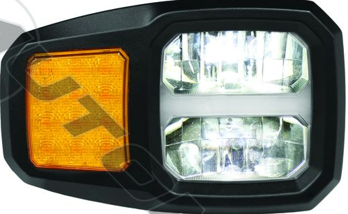 RH LED Heated Snow Plow Lamp 571.LD6510HPL-RH