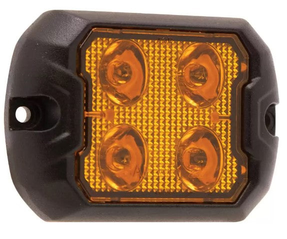 Amber LED Mini Strobe Light 2" X 3" 571.LD823REA4