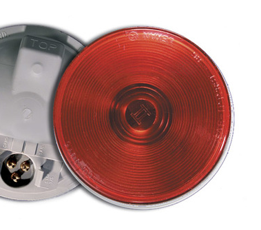 4" Round Lamp Red 571.LG405R