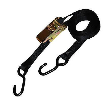 1" X 16' Ratchet Strap With S Hooks 573.A116RS