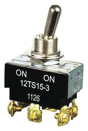 On-Off-On Toggle Switch 20 Amp 6 Screw DPDT 577.3005