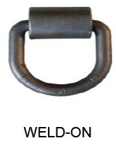 3/4 Weld On D-Ring B46 DR-34W