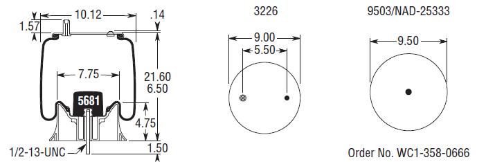 9936 Air Bag AB1DK23P-9936