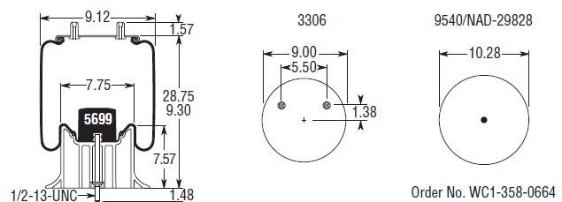 9619 Air Bag AB1DK20K-9619