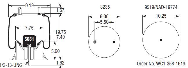 9295 Air Bag AB1DK20F-9295