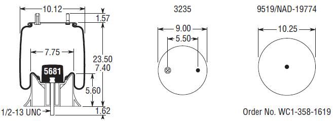 9243 Air Bag AB1DK23L-9243