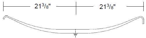 Trailer Leaf Spring TRA051 TRA-051
