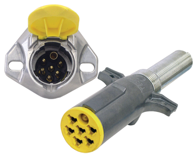 7-Way ISO Auxiliary Socket Split Pin EL23712