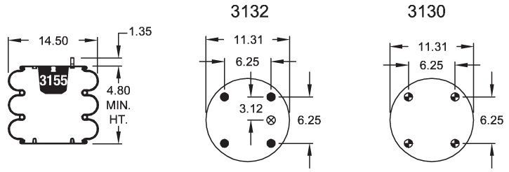 7855 Air Bag ABSP3B32RA-7855