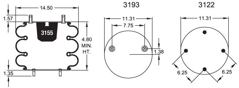 7846 Air Bag ABSP3B32RA-7846