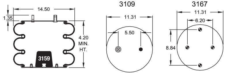 7844 Air Bag ABSP3B32RA-7844