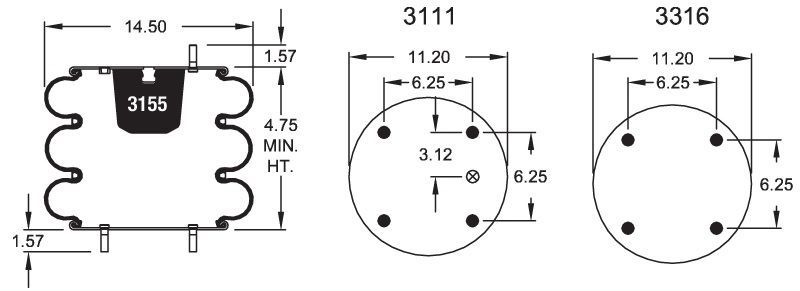 7839 Air Bag ABSP3B32RA-7839