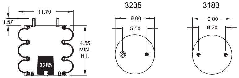 8016 Air Bag ABSP3B22R-8016