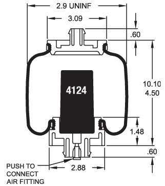 7205 Cab Air Bag ABSZ70-7205