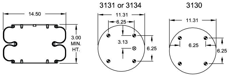 6800 Air Bag ABSP2B34RB-6800