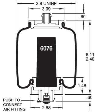 7215 Air Bag ABSZ70-7215