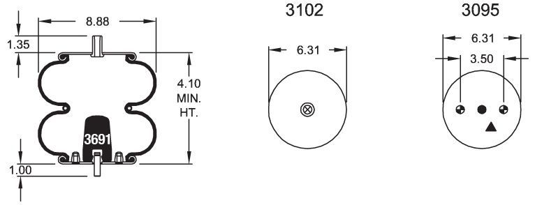 6883 Air Bag ABSP2B12RB-6883