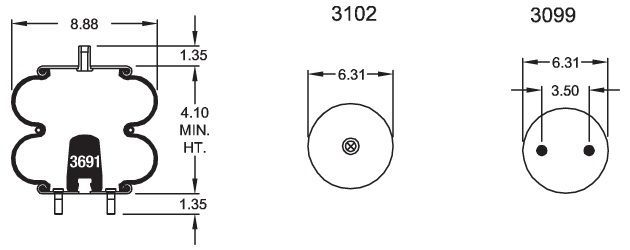 6940 Air Bag ABSP2B12R-6940