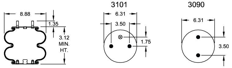 6890 Air Bag ABSP2B12R-6890