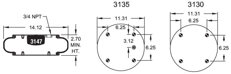 7094 Air Bag ABSP1B34A-7094