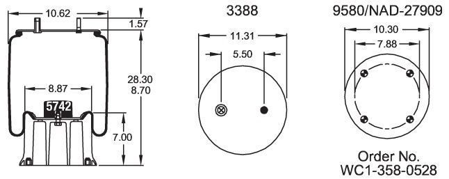 5511 Air Bag AB1DK28F-5511