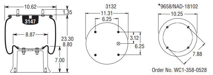 9961 Air Bag AB1D28G-9961