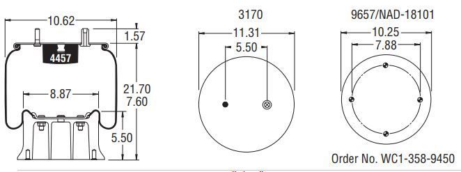 9164 Air Bag AB1D28G-9164