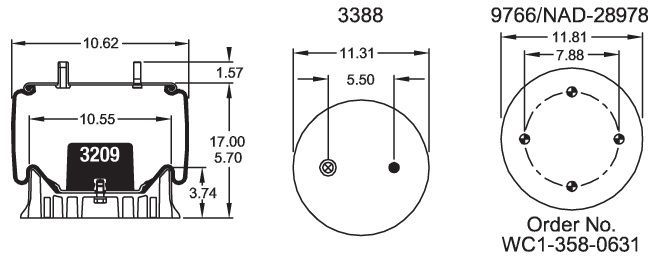 9218 Air Bag AB1DK28L-9218