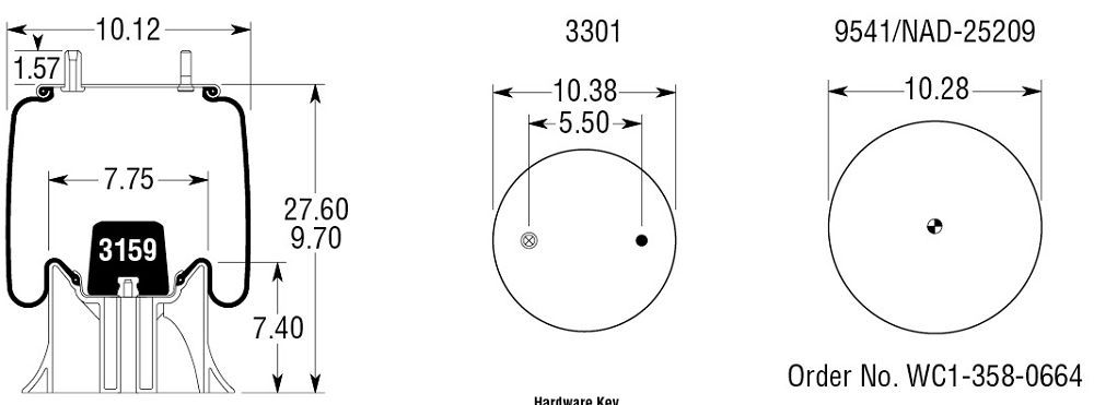 8749 Air Bag AB1DK25C-8749