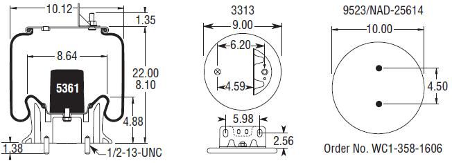 9287 Air Bag AB1DK23M-9287