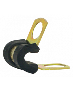 Rubber Covered 2" Tube Clamp 3/8" Hole 021109