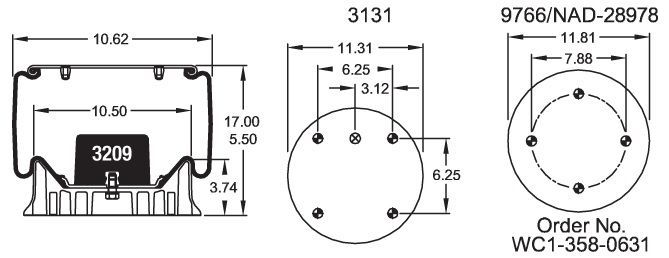 9204 Air Bag AB1DK28L-9204