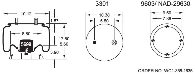 8723 Air Bag AB1DK25B-8723