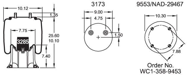 9349 Air Bag AB1DK23L-9349