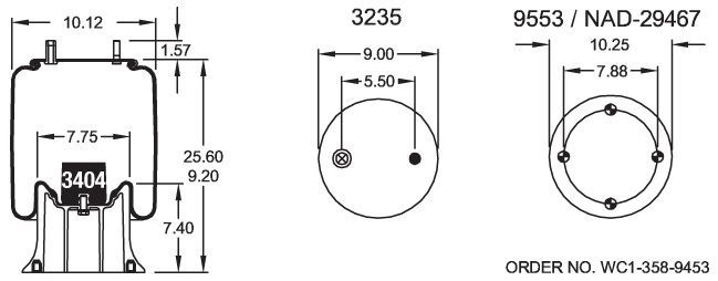 9240 Air Bag AB1DK23L-9240