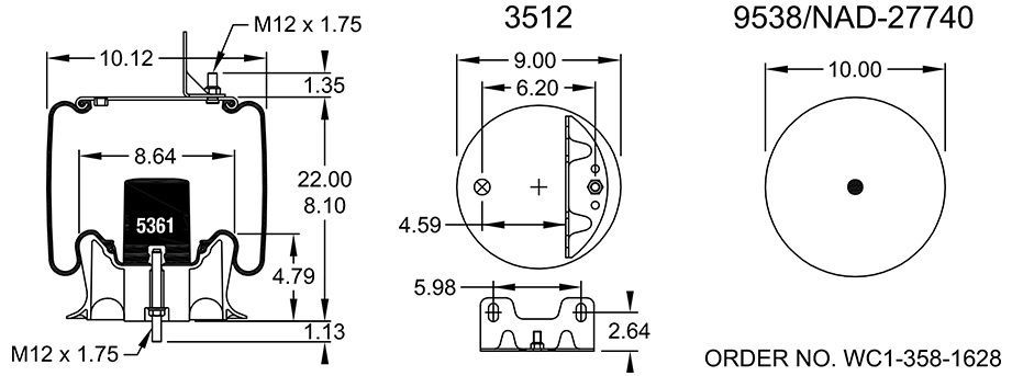 9656 Air Bag AB1DK23M-9656