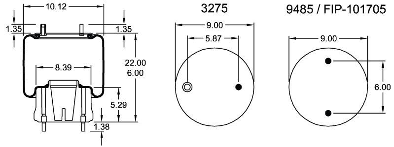 9866 Air Bag AB1DF23K-9866