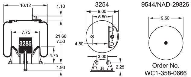 9947 Inpact 9947 Air Bag AB1DK23P-9947