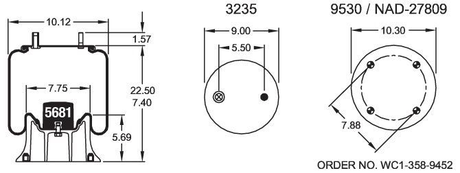 8888 Air Bag AB1DK23P-8888