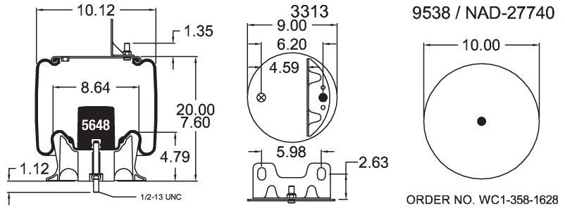 9643 Air Bag AB1DK23K-9643