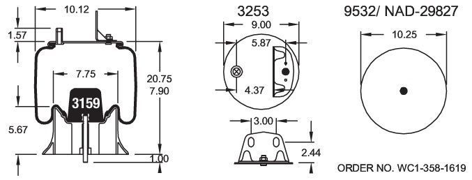 9496 Air Bag AB1DK23K-9496