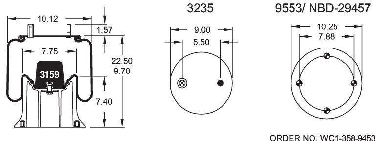 9093 Air Bag AB1DK23K-9093