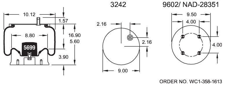 9579 Air Bag AB1DK23I-9579