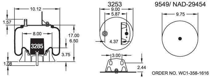 9482 Air Bag AB1DK23I-9482