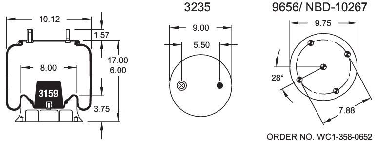 9463 Air Bag AB1DK23I-9463